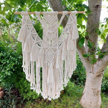 Macrame sieninė dekoracija...